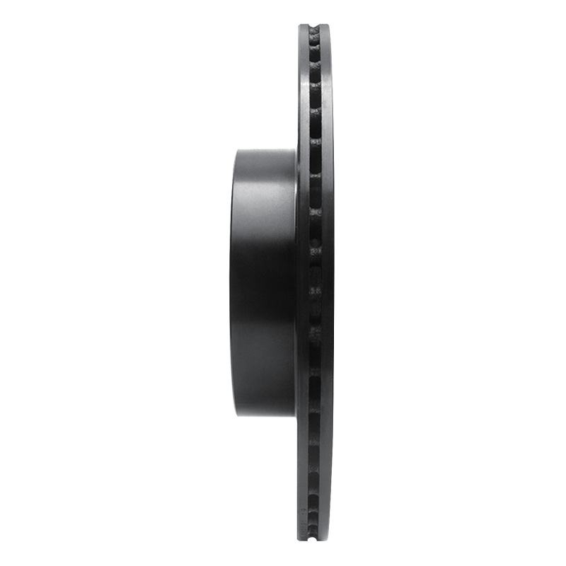 Infiniti Q60 Brake Rotor (1) - Rear Right - R1 Concepts - Drilled & Slotted - Black - `08-`25